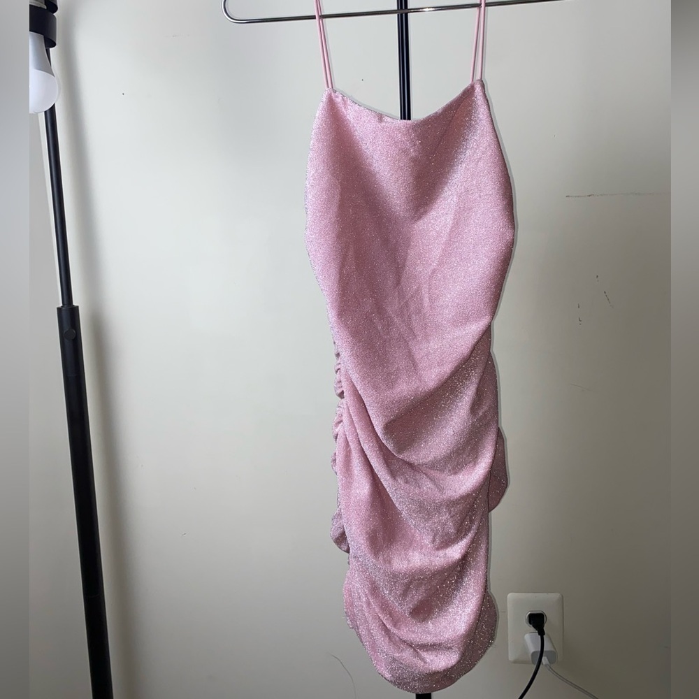 SHEIN Sparkling Pink Dress